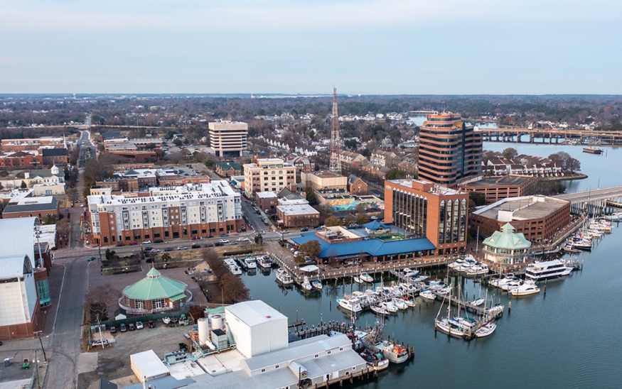 Hampton Roads regional map and community image